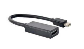 GEMBIRD ADAPTER MINI DISPLAYPORT - HDMI A-MDPM-HDMIF4K-01 NA KABLU CZARNY