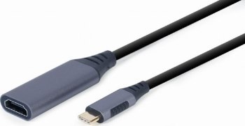 GEMBIRD ADAPTER USB TYP-C DO HDMI NA KABLU SZARY 15CM