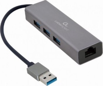 GEMBIRD Adapter USB-AM do LAN Hub USB