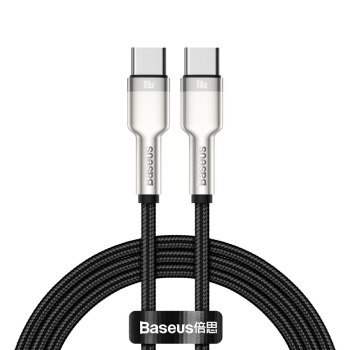 KABEL USB-C DO USB-C BASEUS CAFULE 100W 1M (CZARNY) KABEL USB CATJK-C01