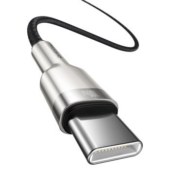 KABEL USB-C DO USB-C BASEUS CAFULE 100W 1M (CZARNY) KABEL USB CATJK-C01