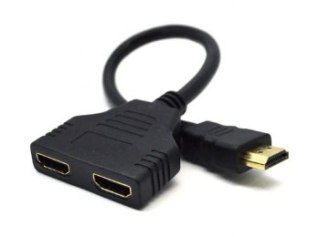 Adapter GEMBIRD DSP-2PH4-04 (HDMI M - 2x HDMI F; 0 20m; kolor czarny)