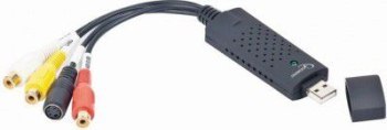 Adapter GEMBIRD UVG-002 (USB M - RCA S-Video F; 0 50m; kolor czarny)