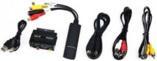 Adapter GEMBIRD UVG-002 (USB M - RCA S-Video F; 0 50m; kolor czarny)