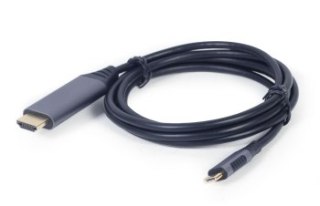 Gembird Gembird USB Type-C do HDMI szary