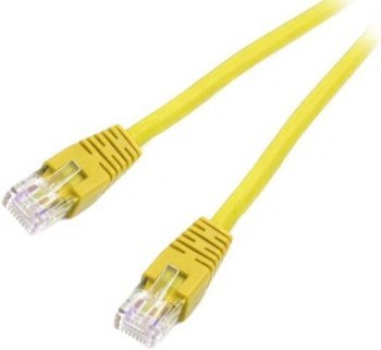 Gembird RJ-45 - RJ45 UTP kat. 6 0,5m żółty