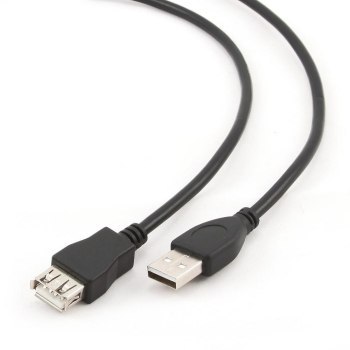 Kabel GEMBIRD CCP-USB2-AMAF-6 (USB 2.0 typu A F - USB 2.0 typu B M; 1 8m; kolor czarny)