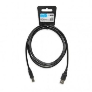 Kabel IBOX USB 2.0 A-B M/M 1 8M DRUKARKA IKU2D18 (USB 2.0 typu A M - USB 2.0 typu B M; 1 8m; kolor czarny)