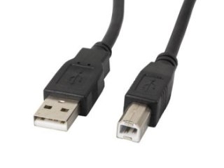 Lanberg USB-B 5.0m czarny