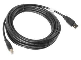 Lanberg USB-B 5.0m czarny