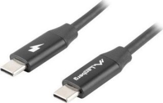 Lanberg USB-C 1.0m czarny Premium QC 4.0