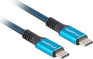 Lanberg USB-C 1.2m czarno-niebieski USB4 100W 8K 30Hz