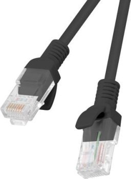 Patchcord UTP Lanberg PCU6-10CC-1000-BK (RJ45 - RJ45 ; 10m; UTP; kat. 6; kolor czarny)