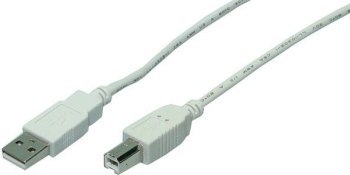 LogiLink USB-B 5.0m szary