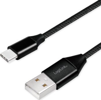 LogiLink USB-C 1.0m czarny