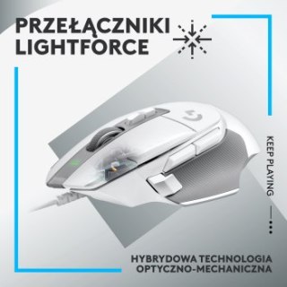 Logitech G502 X Biała