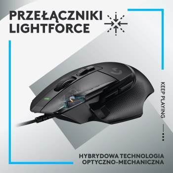 Logitech G502 X Czarna