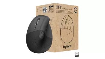 Mysz bezprzewodowa Logitech Lift for Business ergonomiczna dla leworęcznych grafitowa 910-006495