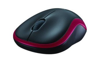 Mysz bezprzewodowa Logitech M185 910-002237 (optyczna; 1000 DPI; kolor czerwony)