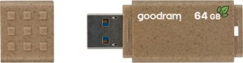 GOODRAM 64GB UME 3 ECO FRIENDLY brązowy [USB 3.0]