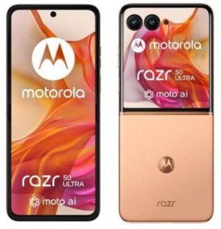 Smartfon Motorola razr 50 Ultra PB1T0056PL Snapdragon 8s G3 6,9" 165Hz 12GB 512GB 5G And14 brzoskwiniowy