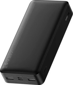 BASEUS POWERBANK BIPOW 20000MAH 15W CZARNY OS