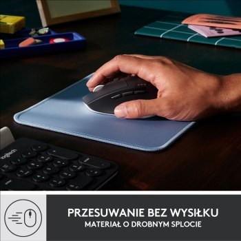 Podkładka pod mysz - Logitech Mouse Pad Studio Series Niebieskoszary