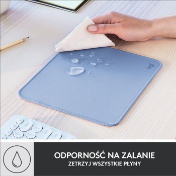 Podkładka pod mysz - Logitech Mouse Pad Studio Series Niebieskoszary