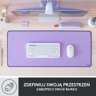 Podkładka pod mysz - Podkładka pod mysz Logitech Desk Mat Studio Series lawendowa 956-000054