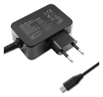 Qoltec GaN POWER PRO | 1xUSB-C | 30W | 5-20V | 1.5-3A | Czarna