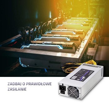 Zasilacz - Qoltec Gaming Miner 1800W Platinum PCI-E