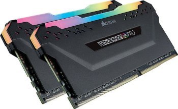 Pamięć - Corsair Vengeance RGB Pro Black 16GB [2x8GB 3200MHz DDR4 CL16 1.35V DIMM]