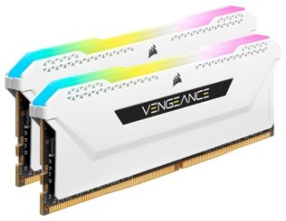 Pamięć - Corsair Vengeance RGB Pro SL White 16GB [2x8GB 3200MHz DDR4 CL16 DIMM]