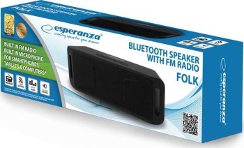 Głośniki bluetooth Esperanza FOLK EP126KK (kolor czarny)