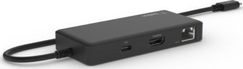 Replikator - Belkin INC008btBK USB C 5-w-1 wieloportowa czarna