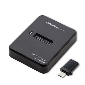 Replikator - QOLTEC STACJA DOKUJĄCA DYSKÓW SSD M.2 SATA | NGFF | USB 3.1