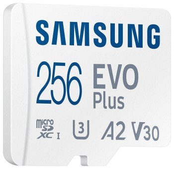 Samsung EVO PLUS microSDXC 256GB UHS-I U3 [Zapis 100MB/s Odczyt 180MB/s] v2023