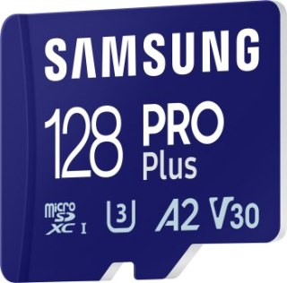 Samsung Pro PLUS microSDXC 128GB UHS-I U3 [Zapis 130MB/s Odczyt 180MB/s] wersja 2023