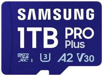 Samsung Pro PLUS microSDXC 1TB UHS-I U3 [Zapis 130MB/s Odczyt 180MB/s] z czytnikiem