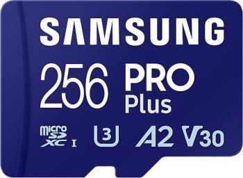 Samsung Pro PLUS microSDXC 256GB UHS-I U3 [Zapis 130MB/s Odczyt 180MB/s] wersja 2023