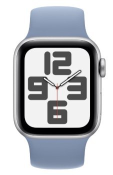 Apple Watch SE GPS+Cellular 44mm aluminium Srebrny | Zimowy Błękit opaska sportowa