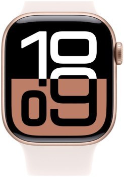 Apple Watch Series 10 GPS 42mm Rose Gold Aluminium Case | Light Blush Sport Band - M/L