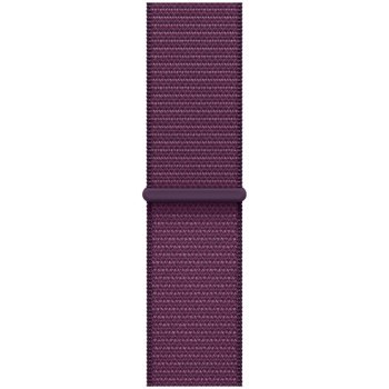 Apple Watch Series 10 GPS 46mm Rose Gold Aluminium Case | Plum Sport Loop