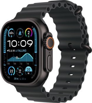 Apple Watch Ultra 2 GPS + Cellular 49mm Black Titanium Case | Black Ocean Band