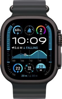 Apple Watch Ultra 2 GPS + Cellular 49mm Black Titanium Case | Black Ocean Band