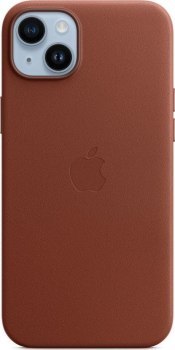 Apple iPhone 14 Plus Leather Case with MagSafe umber