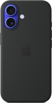 Apple iPhone 16 Silicone Case with MagSafe black