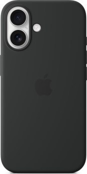 Apple iPhone 16 Silicone Case with MagSafe black