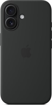 Apple iPhone 16 Silicone Case with MagSafe black