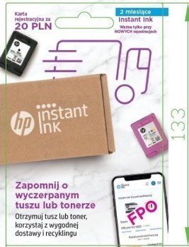 Toner - HP karta przedpłacona InstInk